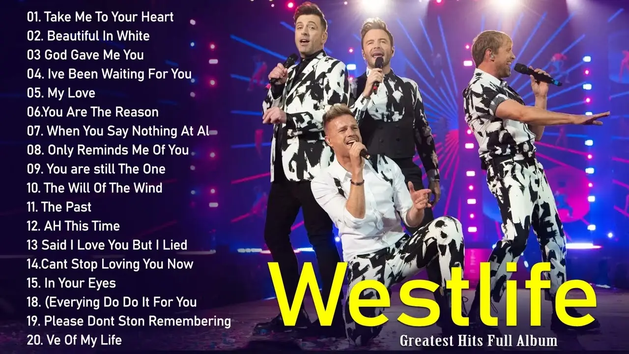 Best Love Songs 2022 WESTLIFE , Shayne Ward, BoyZOne, Black street Boys love songs Colection HD