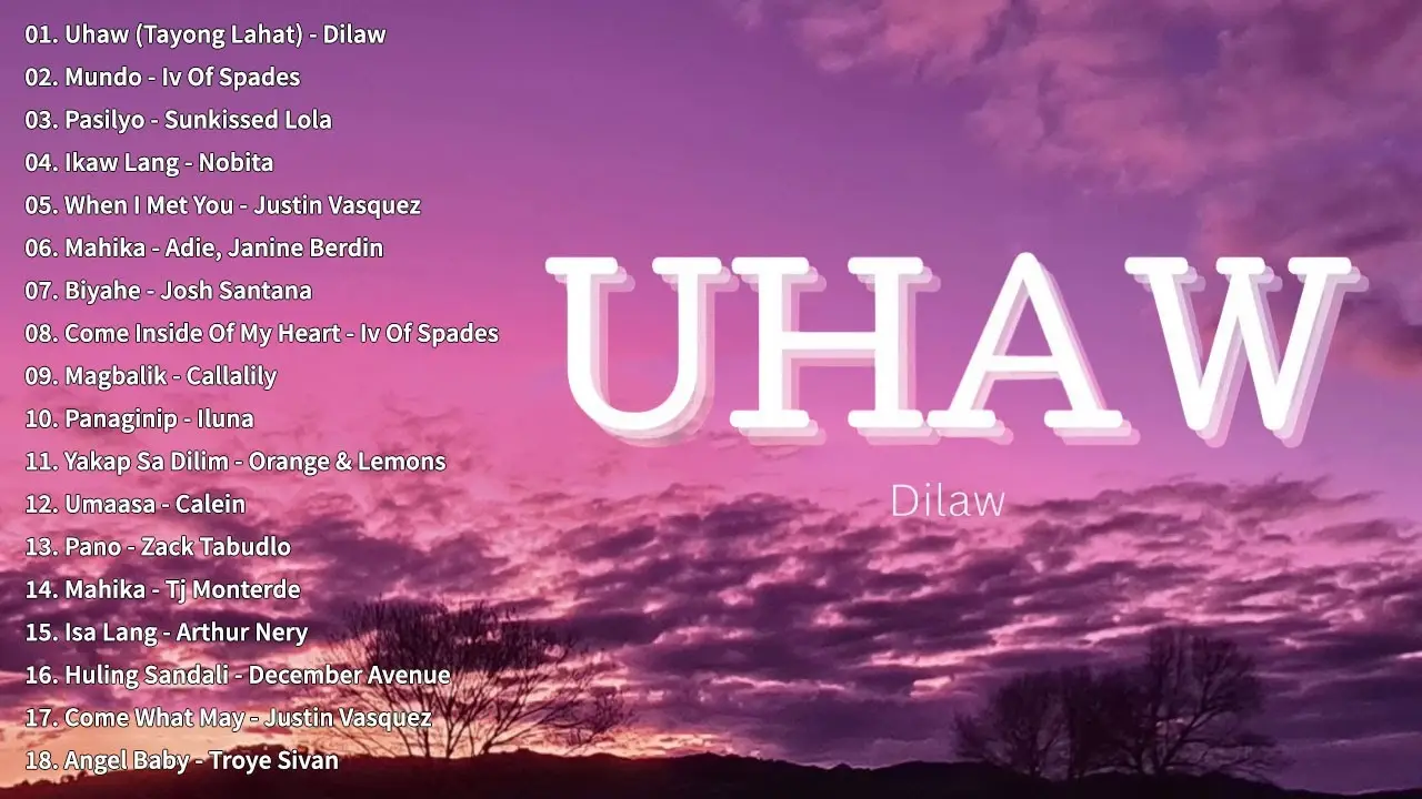 Dilaw - Uhaw | Iv Of Spades Sunkissed Lola & Nobita (Mix) | Filipino songs that you must listen to