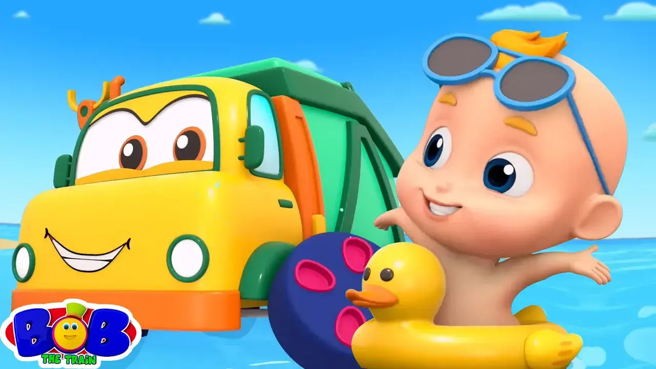 Bob The Train Went to the Beach - Fun Adventure Kids Song & More Nursery Rhymes