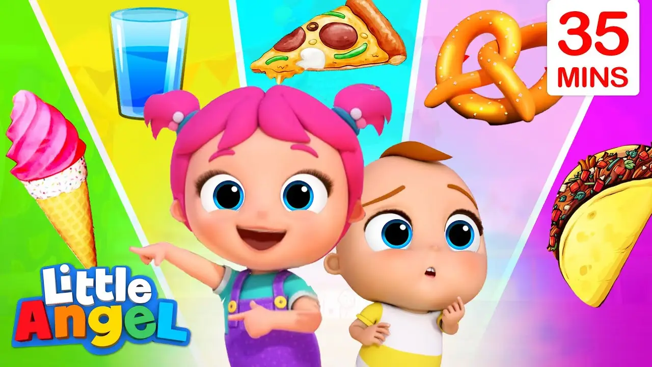 Flavour Song With Baby John + More Little Angel Kids Songs & Nursery Rhymes