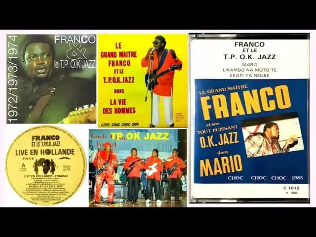 FRANCO, MADILU, SIMARO, MANGWANA et le T.P. O.K JAZZ GREATEST HIT SONGS NONSTOP MIX