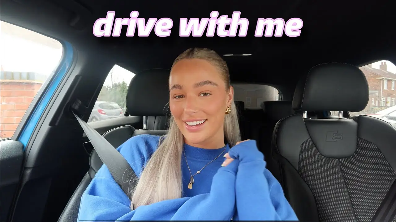 drive with me 🤍 life catch up, mini playlist & let's get some lunch