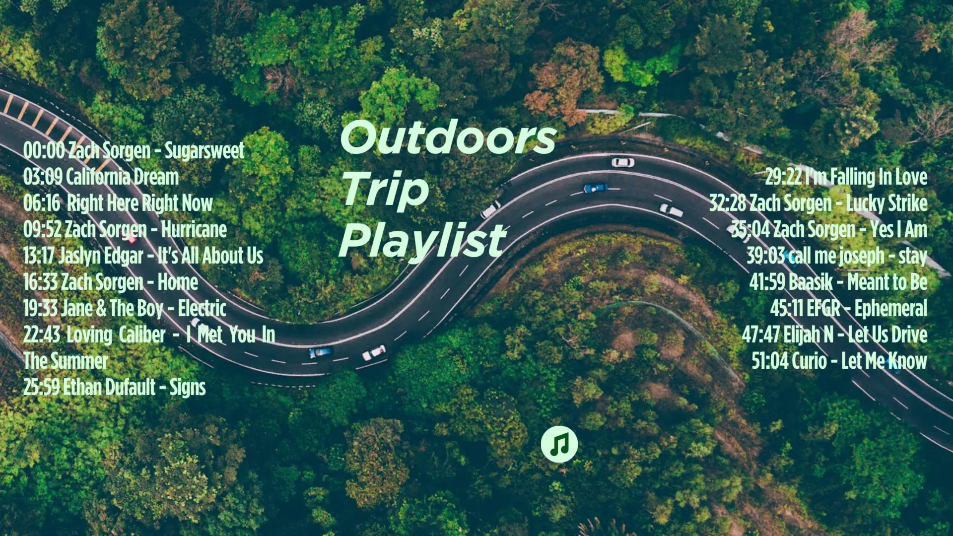 Outdoors Trip Playlist