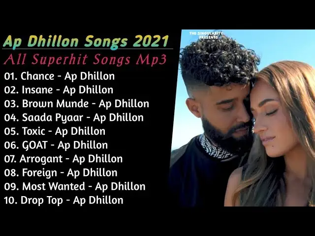 Ap Dhillon All Superhit Punjabi Songs | Ap Dhillon Punjabi Songs Jukebox | New Punjabi Songs 2021