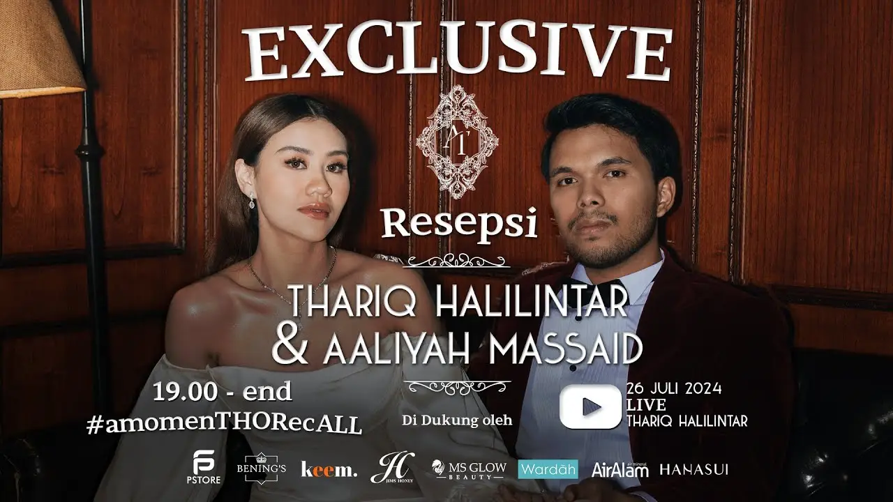 EXCLUSIVE! RESEPSI THARIQ HALILINTAR & AALIYAH MASSAID