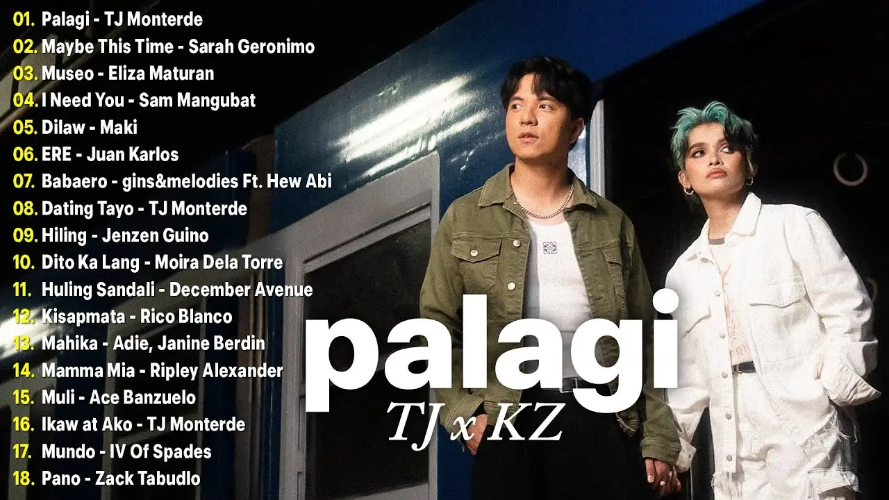 PALAGI - TJxKZ 💗 Best OPM Tagalog Love Songs💗 OPM Tagalog Top Songs 2024 Playlist #new1