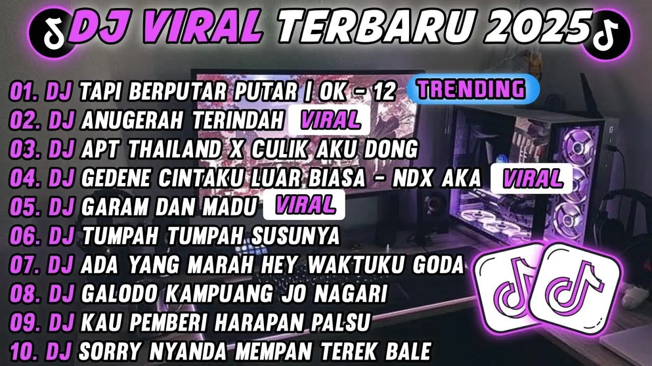 DJ TIKTOK TERBARU 2025 -🎵 DJ TAPI BERPUTAR - PUTAR | OK-T2🎵 DJ ANUGERAH TERINDAH 🎵 FULL ALBUM