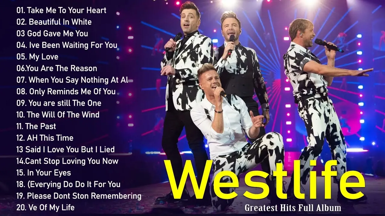 Best Love Songs 2022 WESTLIFE , Shayne Ward, BoyZOne, Black street Boys love songs Colection HD