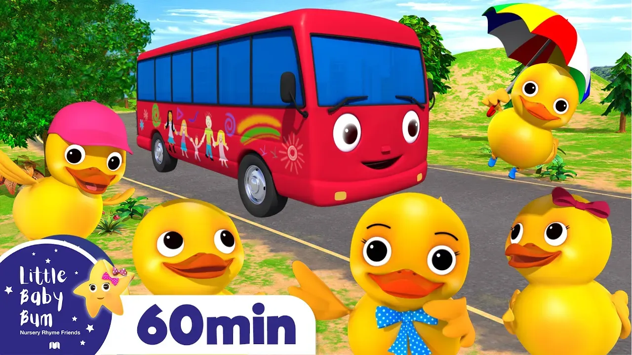 5 Little Ducks On A Bus! + More | Little Baby Bum Kids Songs and Nursery Rhymes