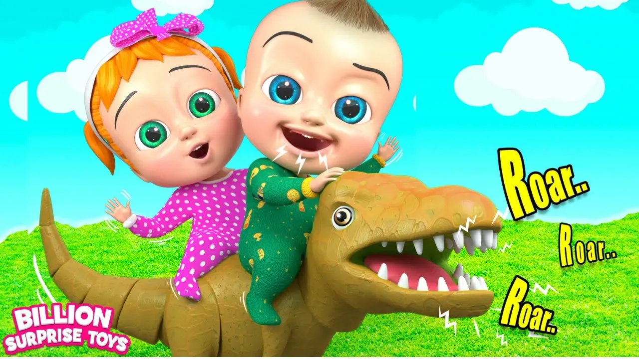 Dinosaur Song for Kids - BillionSurpriseToys Learn English Songs for Kids & Cartoon
