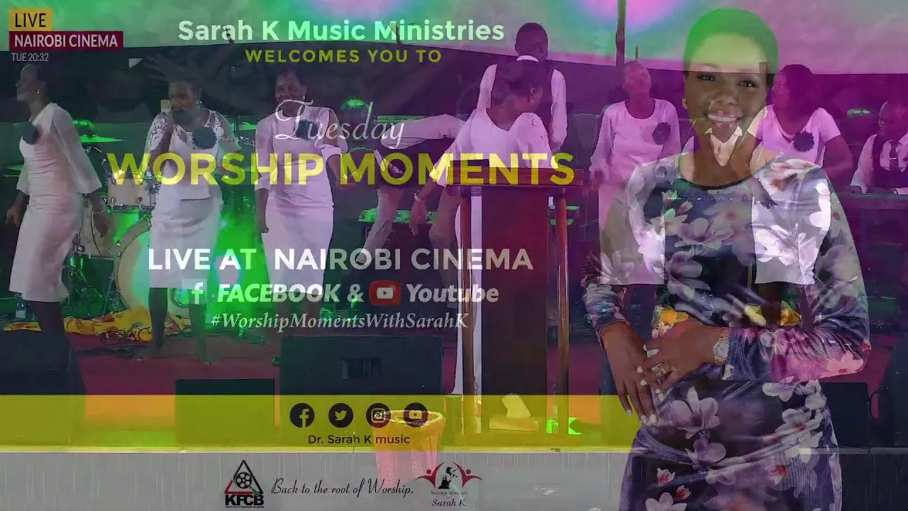 Tuesday Worship Moments Live with Dr. Sarah K & Shachah team {28TH  MAR 2023}