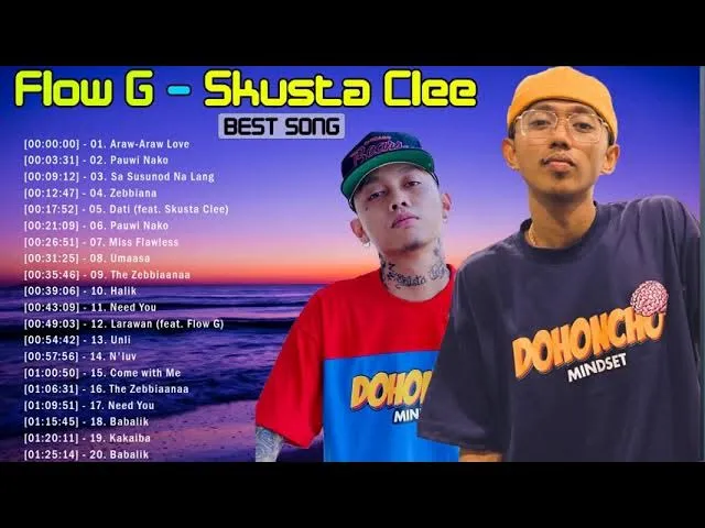 Collection of the best songs of Flow G & skusta clee 2020 - New Pinoy Rap Music 2020