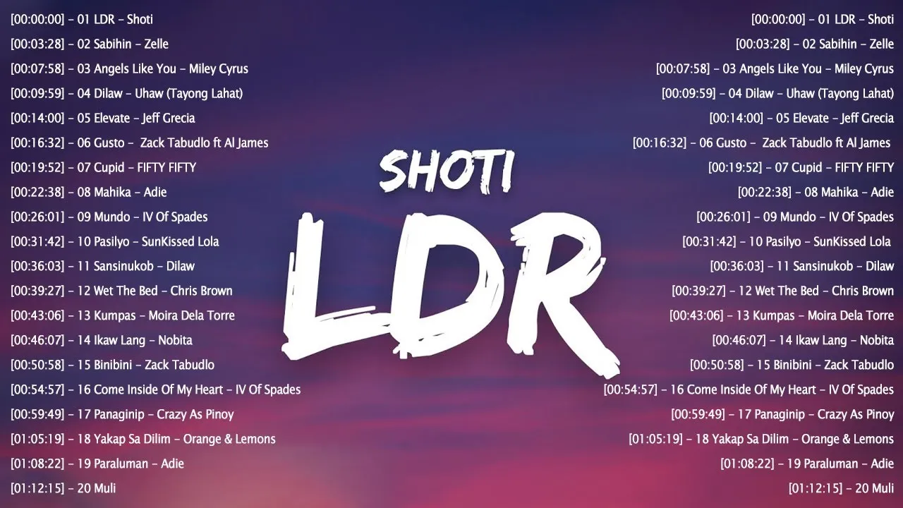 LDR - Shoti, Sabihin - Zelle  New Tagalog Songs 2023 Playlist  OPM Hits 2023