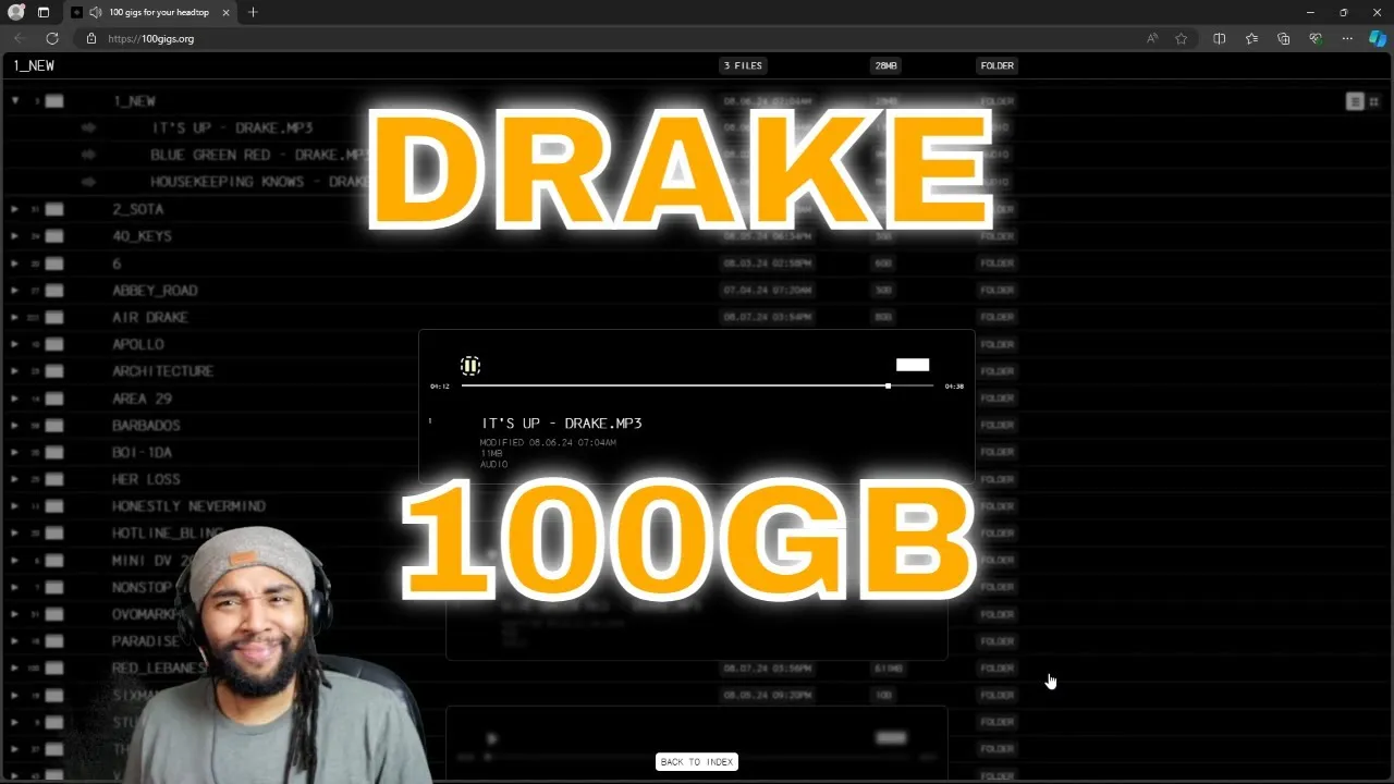 Drake New Songs 100GB LEAK | Reaction #corléonreacts