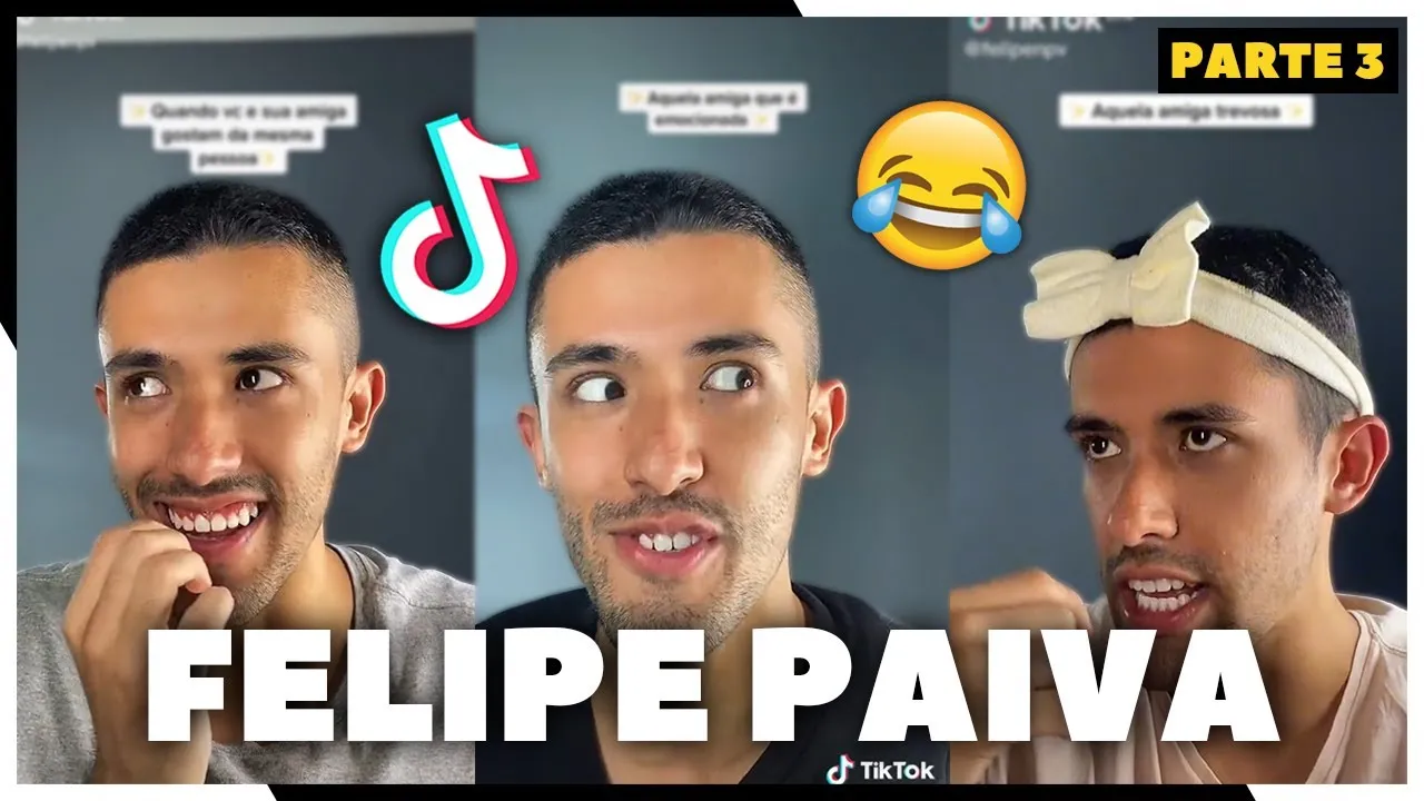 Os Vídeos Mais HILÁRIOS e ENGRAÇADO do FELIPE PAIVA (@Felipenpv ) - TENTE NÂO RIR 😂 PARTE 3