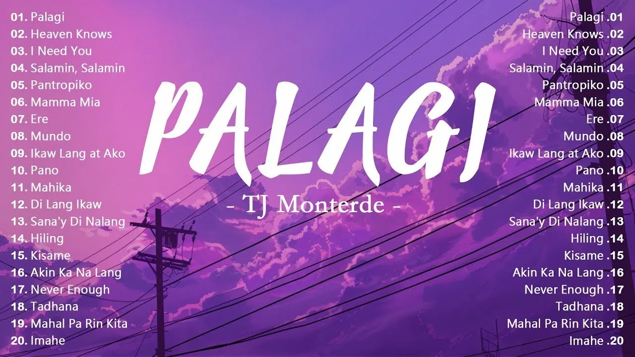 Palagi - TJ Monterde, Heaven Knows 💗 Best OPM Tagalog Love Songs | OPM Tagalog Top Songs 2024