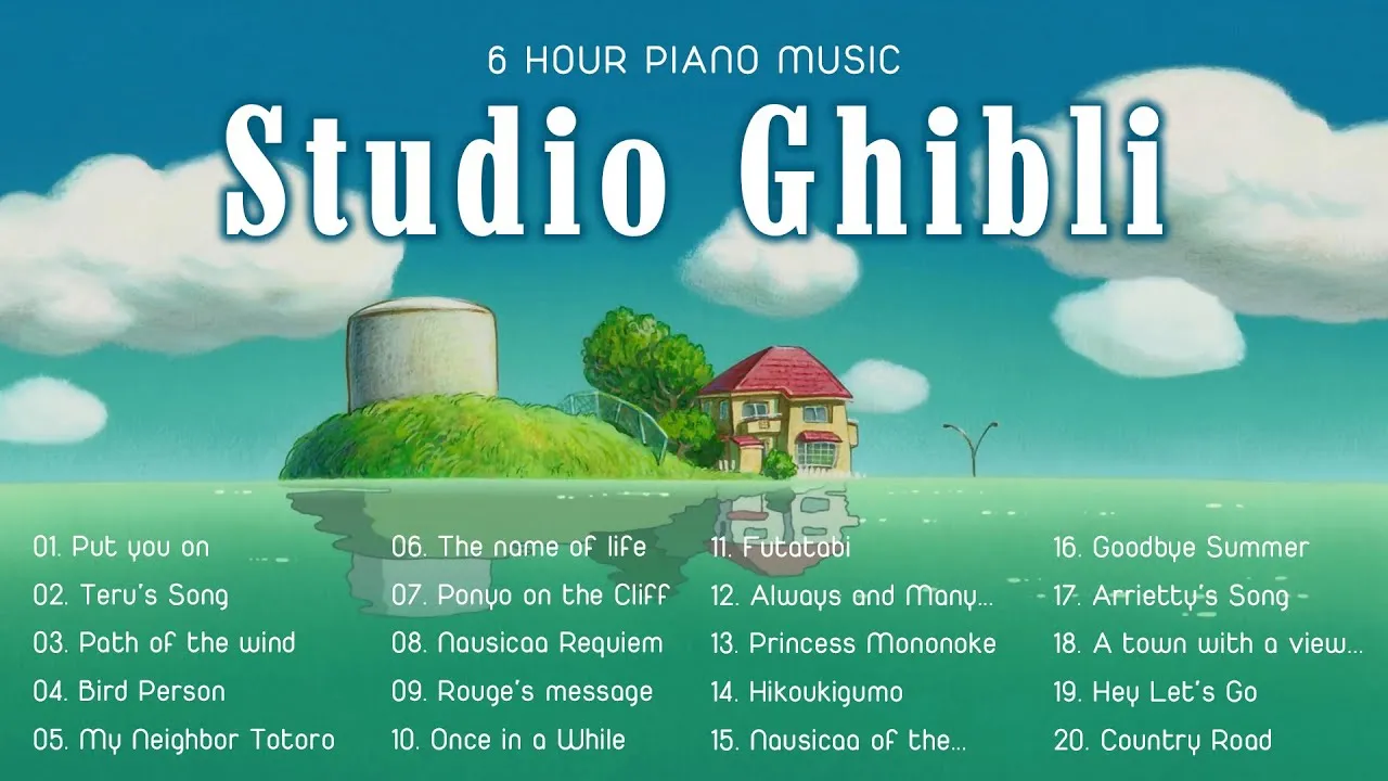 Ghibli Top Songs Ost ποΈ Ghibli Piano Songs Playlist πΏπΏ Piano Focus Music