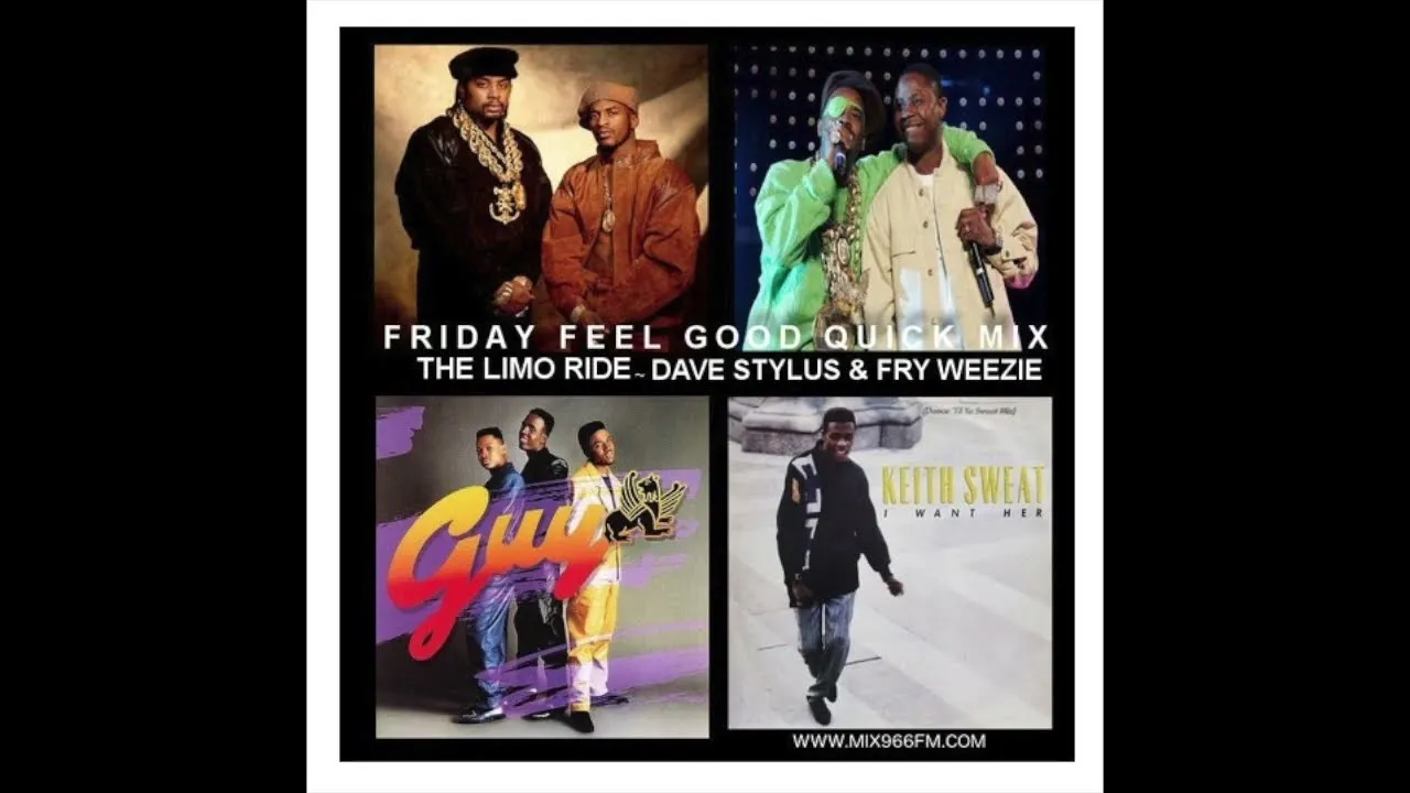 FRIDAY FEEL GOOD QUICK MIX ~ Hip Hop & RnB ~ The Limo Ride Old School Party Mix 1999