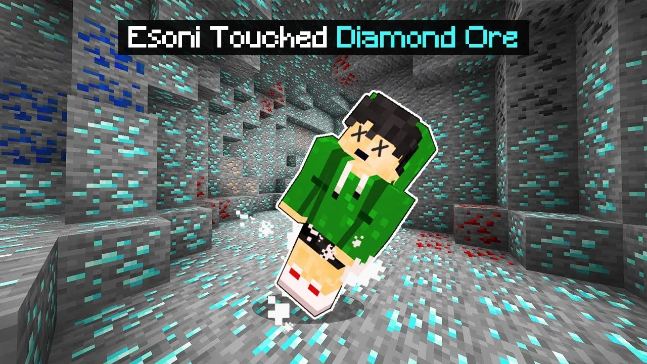Minecraft, But Esoni Can't Touch the Color BLUE (Tagalog)