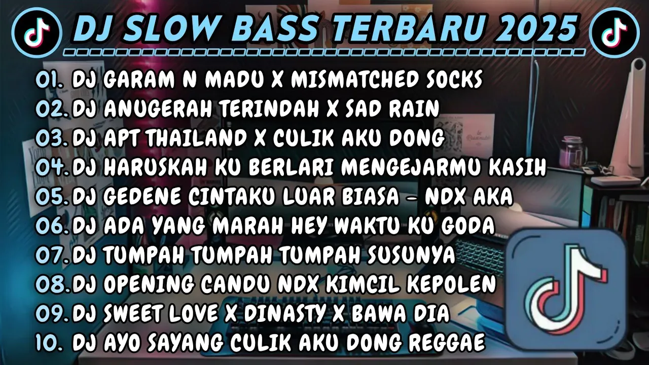 DJ SLOWBASS TERBARU 2025 || DJ GARAM N MADU X MISMATCHED SOCKS || DJ ANUGERAH TERINDAH X SAD RAIN